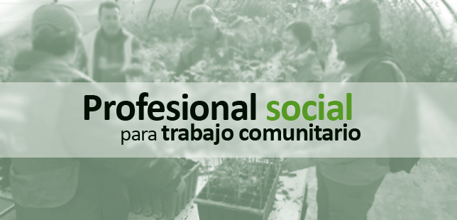 Profesional Social Para Trabajo Comunitario